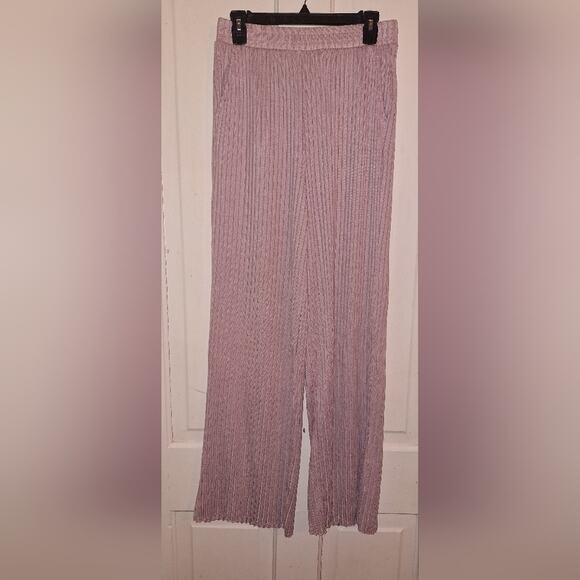 Southern Shirt High-Rise‎ Pants Pink Ribbed Lounge Size Large Tall Loungewear - Picture 2 of 6
